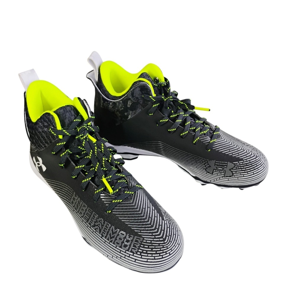 Under Armour Men's Highlight Hammer MC 2.0 Cleats Size 9 Black Football NWOB‎
